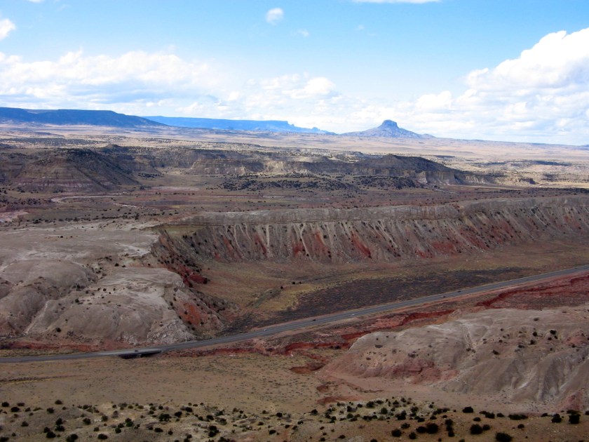 Cabazon Peak to the northwest, across Hwy 550.