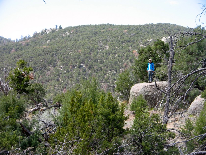 Rock where we stopped for lunch.
