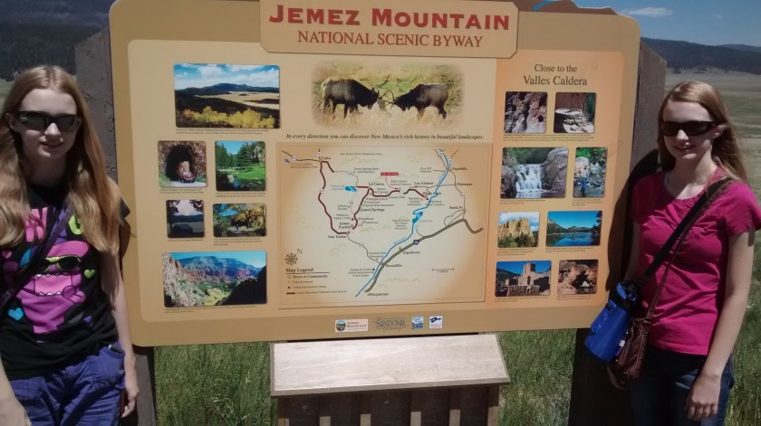 A stop along the way on our drive through the Jemez Mountains.