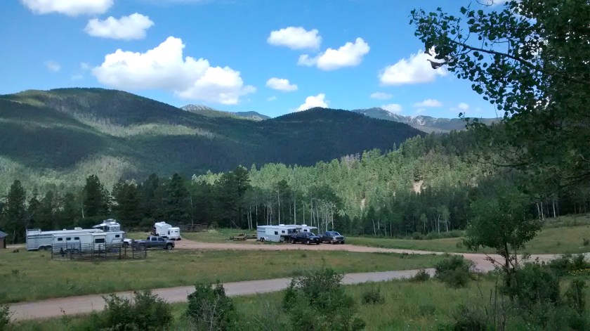 Looking back at start of hike towards Jack's Creek campground. 