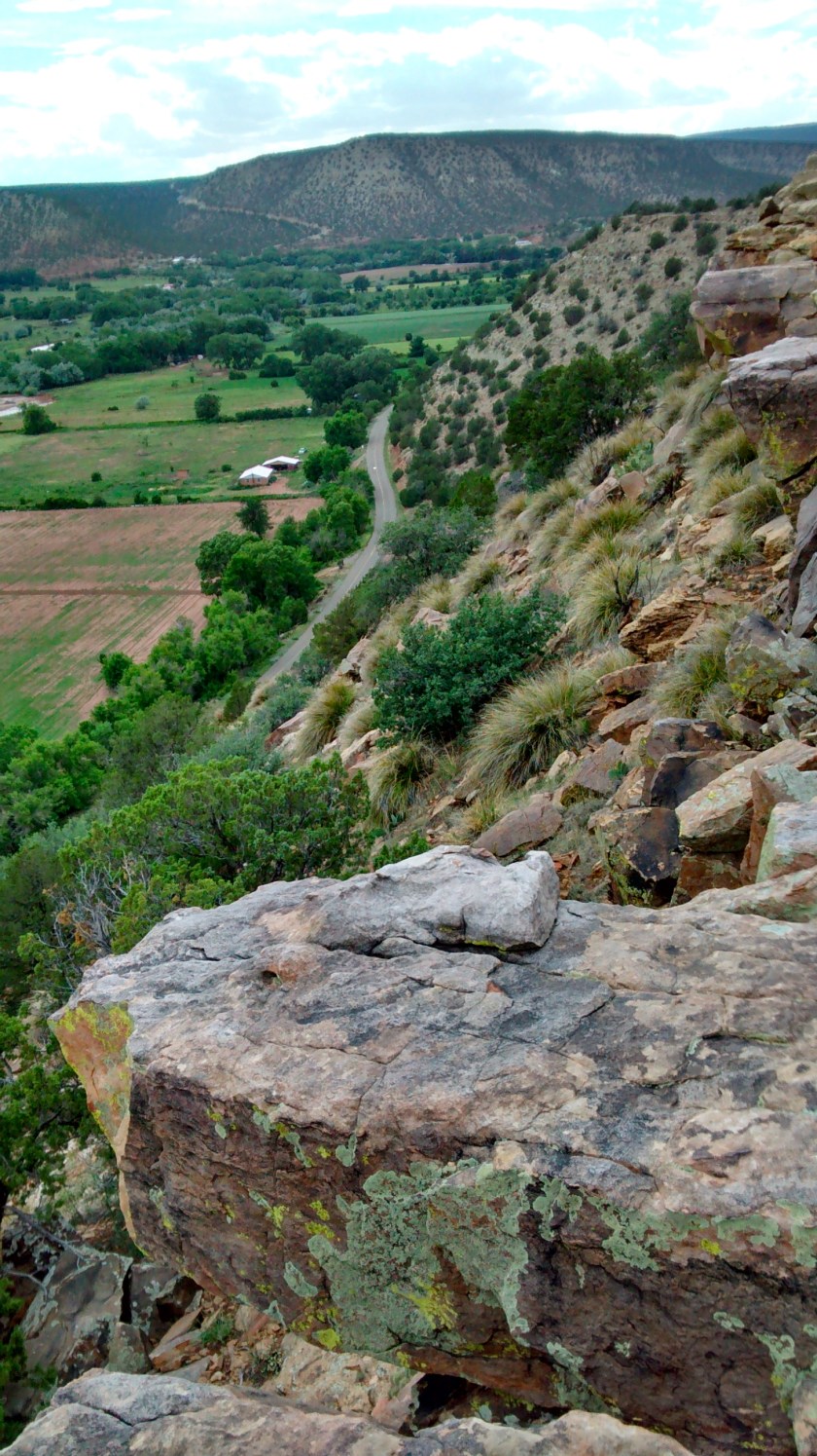 The road into Villanueva State Park.