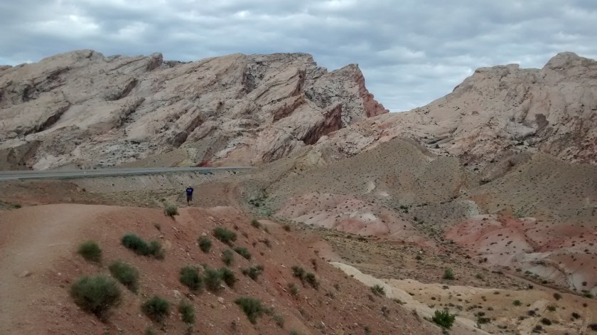 San Rafael Reef, a large anticline west of Green River, Utah.