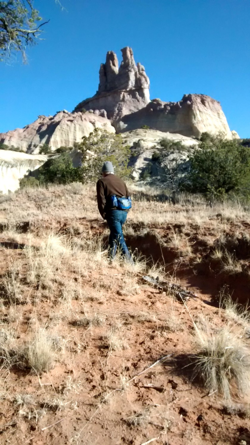 Heading up Church Rock Trail.