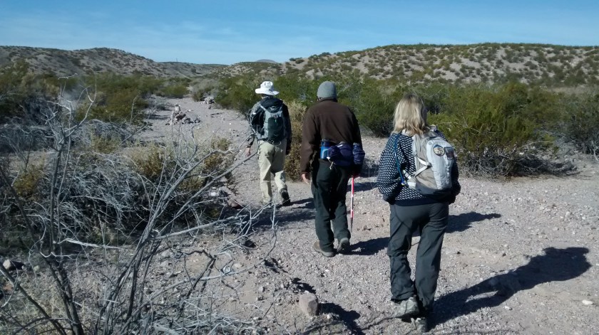 First half of Chupadera Trail is a long trek across the desert from the wildlife refuge to the Chupadera Mountains.
