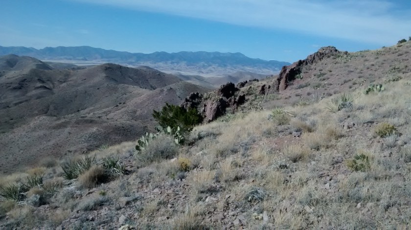 View northeast from Chupadera Peak.