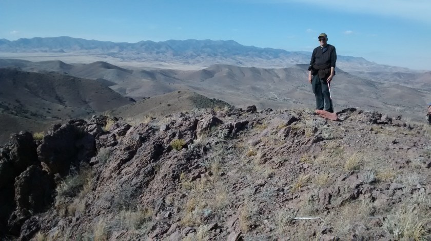 At the top of Chupadera Peak.