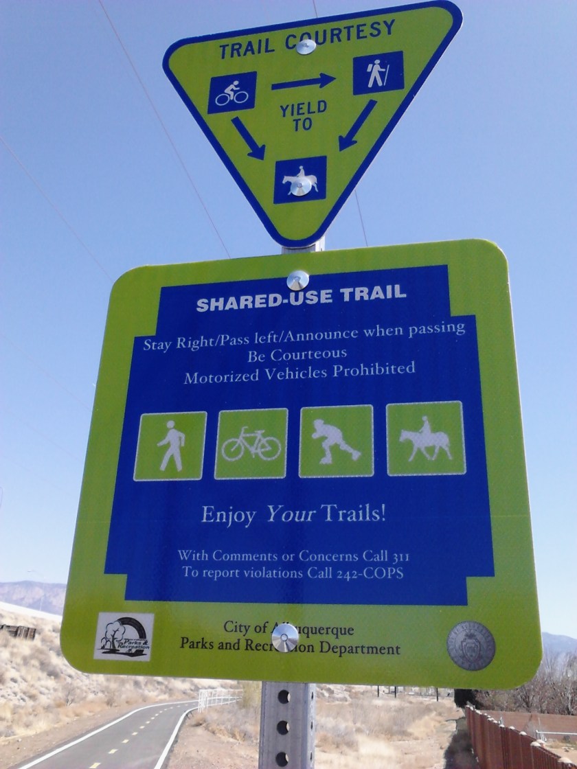 Thank you, Albuquerque, for the many good trails.