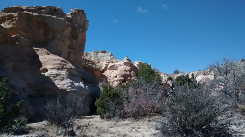 Sandstone cliffs