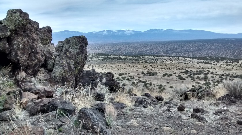 View east to Santa Fe ski area.