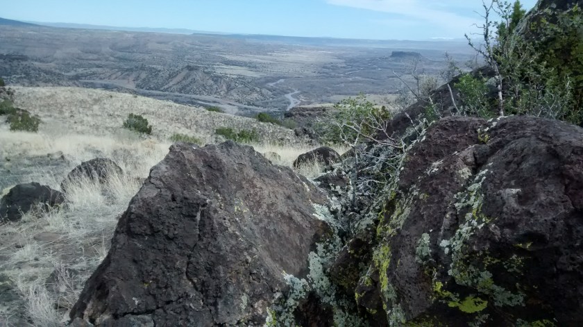 View north to Black Mesa and beyond.