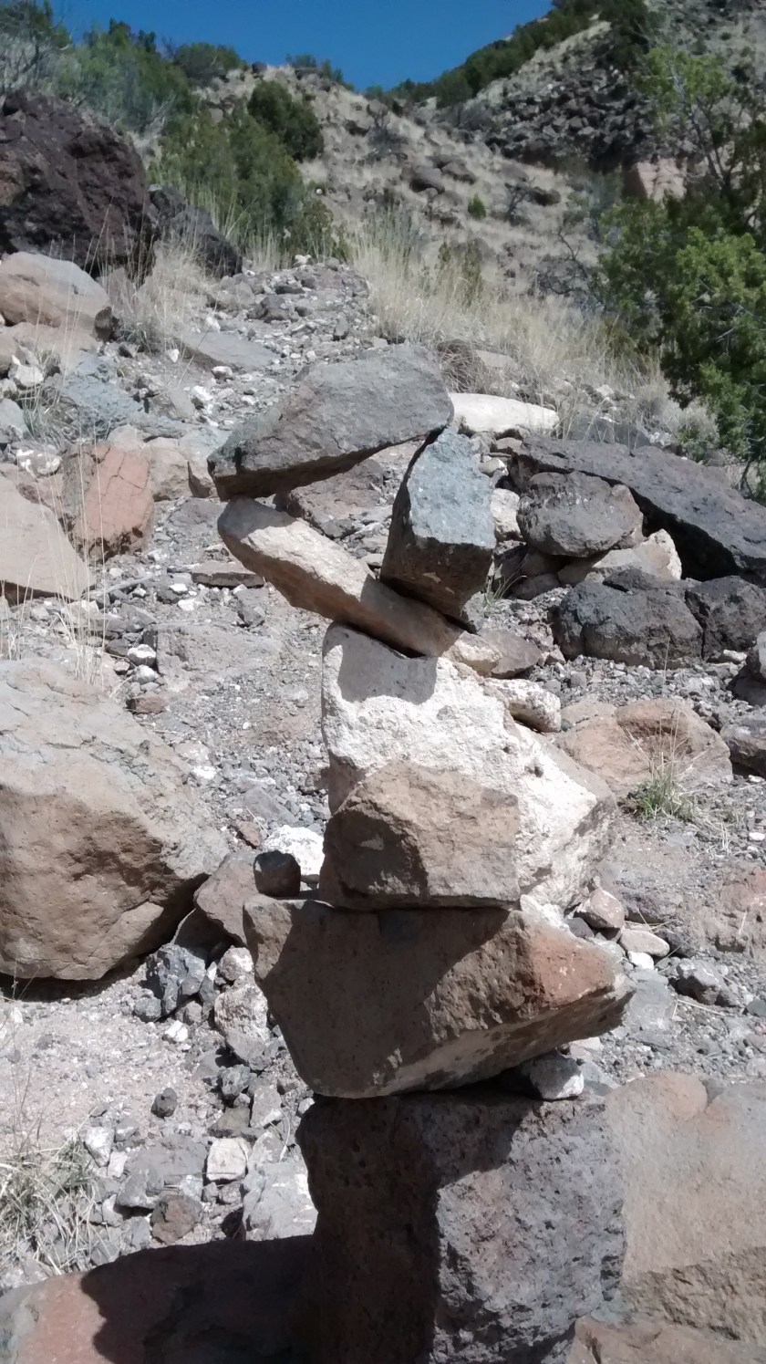 One of the more artistic rock cairns.