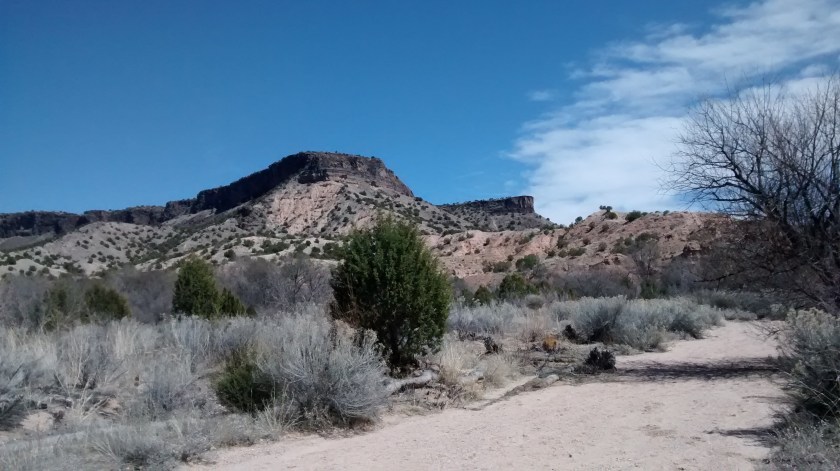 Heading towards Buckman Mesa.