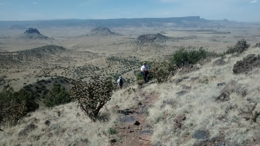 Some steep ascents even though we just circled the base.