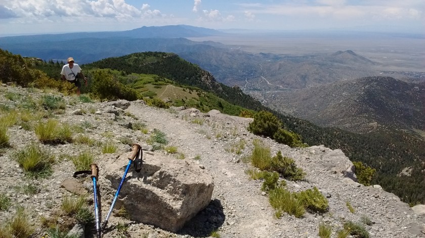 There was a sort of "false" crest where we thought we had reached the top.