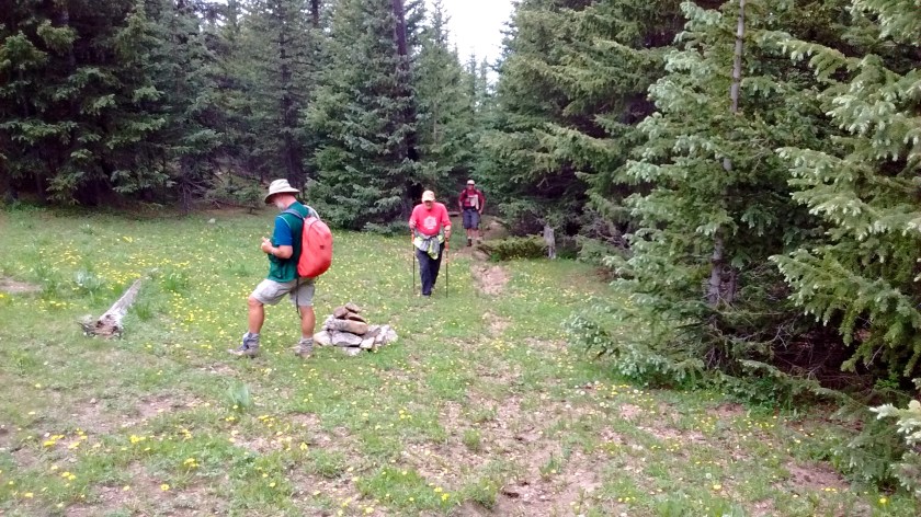 Rock cairns were also a welcome sight to let us know we were in the right place.