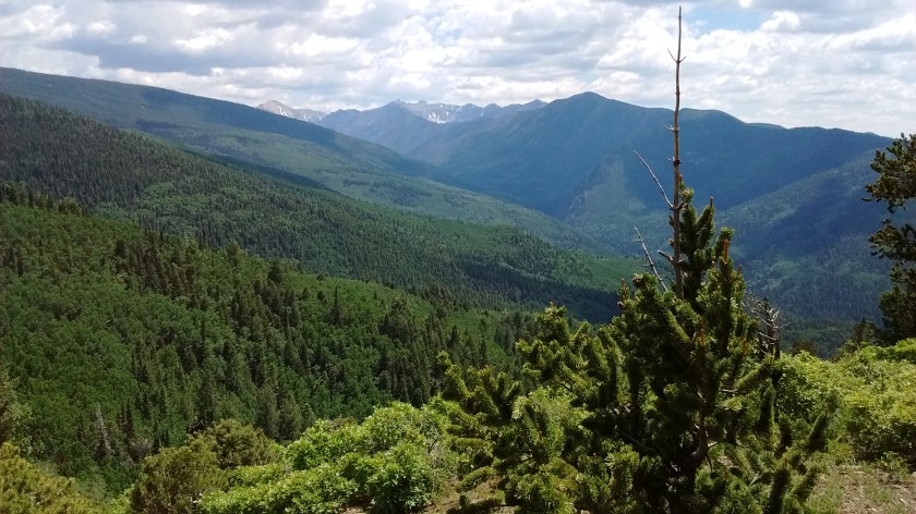 Pecos Wilderness views.