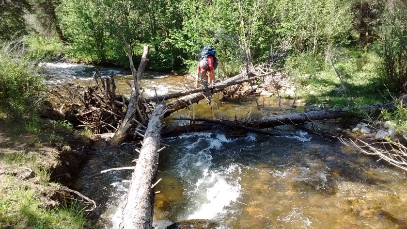 This was the doable crossing we finally found.