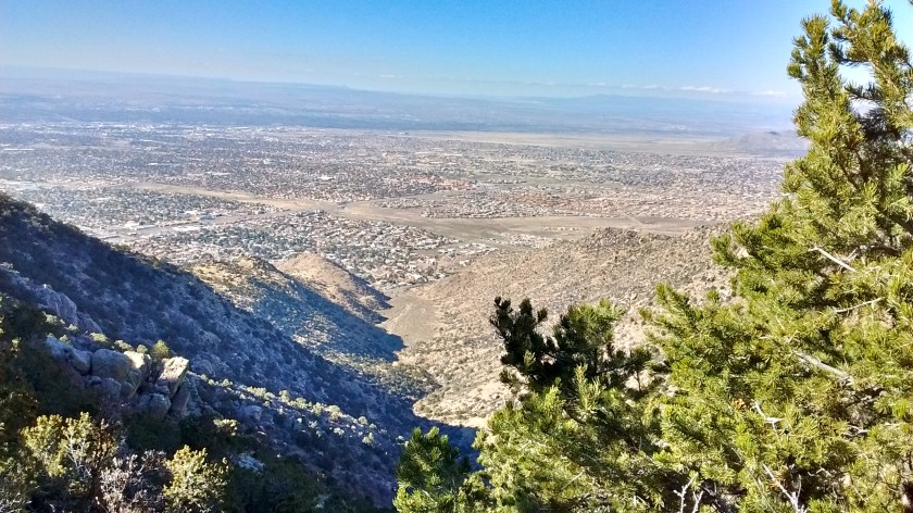 It looks like an easy way down into the city but it was in the wrong direction.