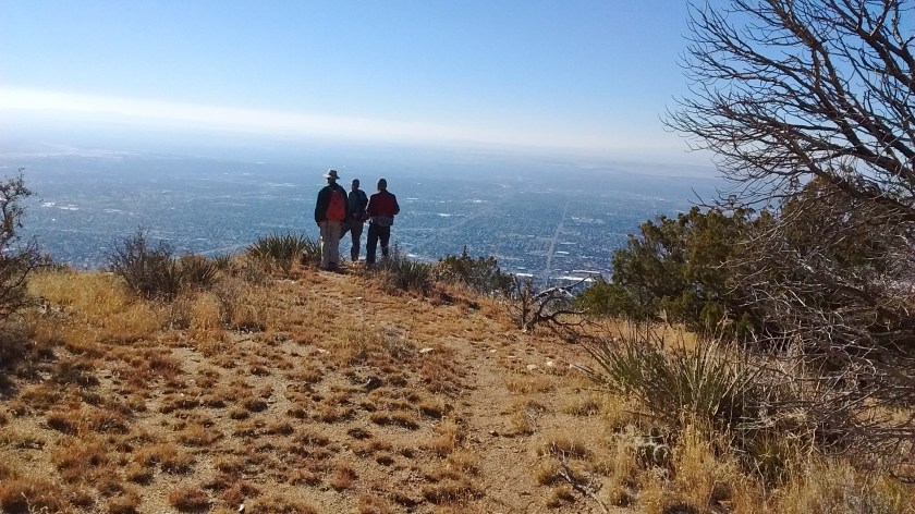 A view down into the city which couldn't be reached before scrambling over a lot of rough terrain.