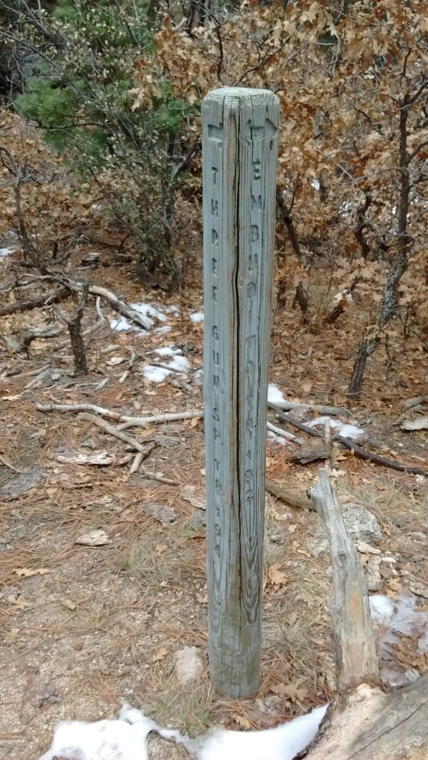 Yeah! We reached the intersection and now will be descending the mountain.