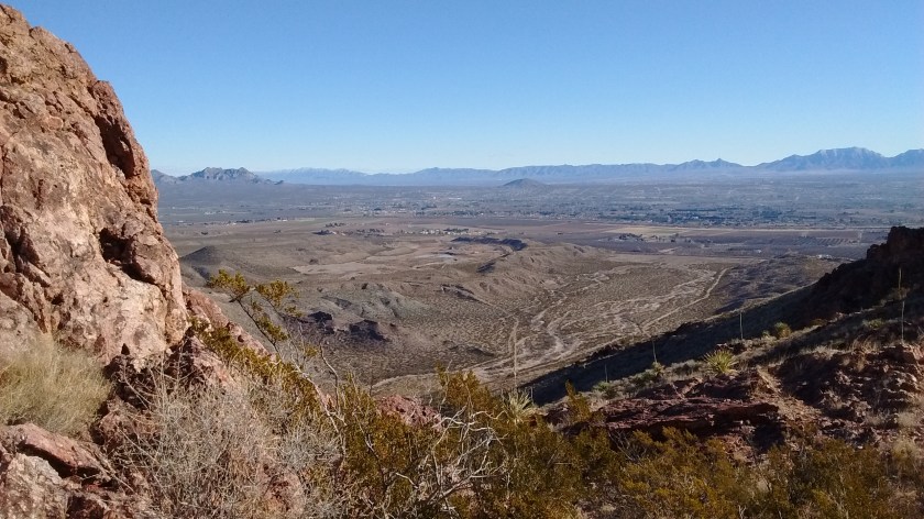 View from a saddle close to the top looking northeast.