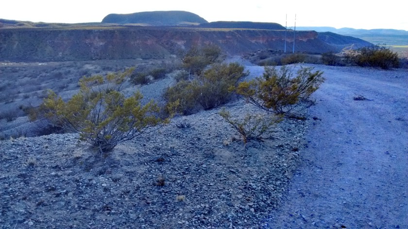 Harder than it looks. You circle around the escarpment to the right and then find a narrow canyon to ascend the mountain.