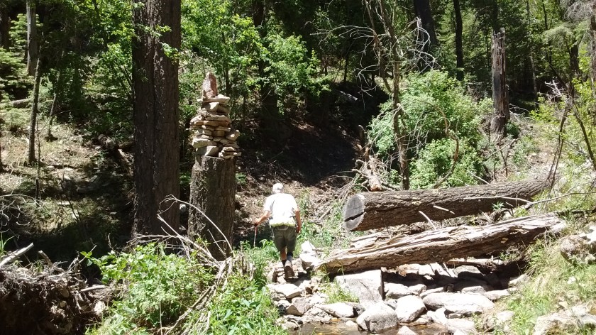 Don't think I've ever seen a cairn quite like this.