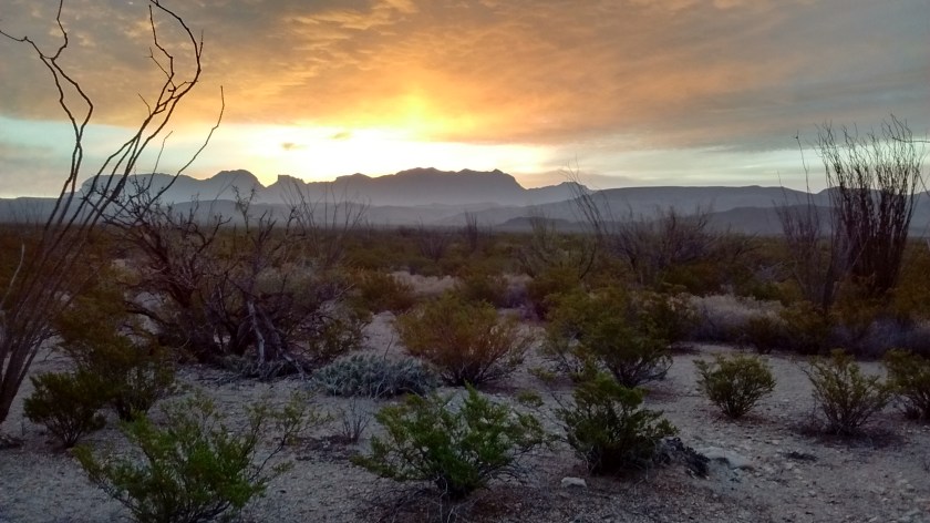 Big Bend sunrise.