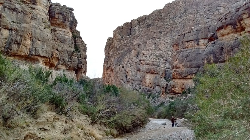 Exploring Dog Canyon.
